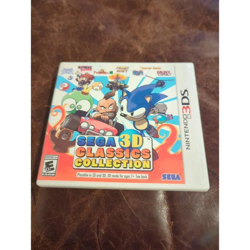 Sega 3D Classics Collection Nintendo 3DS  2016 Arcade Compilation Case Decals